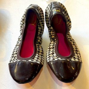 Puma checkered pumps
